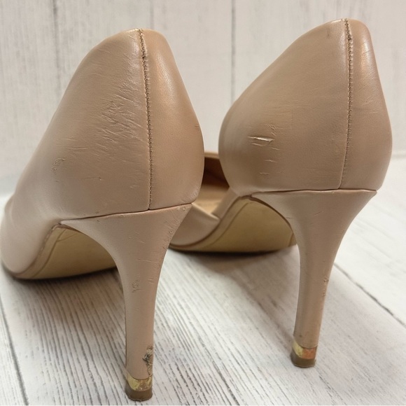Kelly & Katie Nude Pointed Toe Heels, Size 8 - Picture 4 of 7
